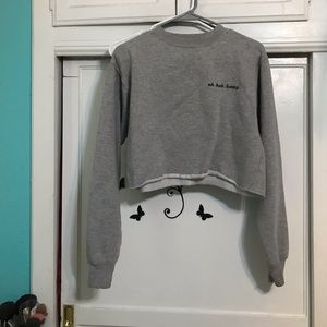 Uh huh honey crop sweater